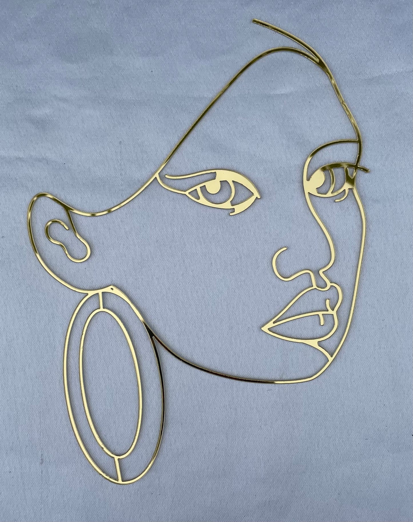 Woman Face Fronpper Gold Style 2