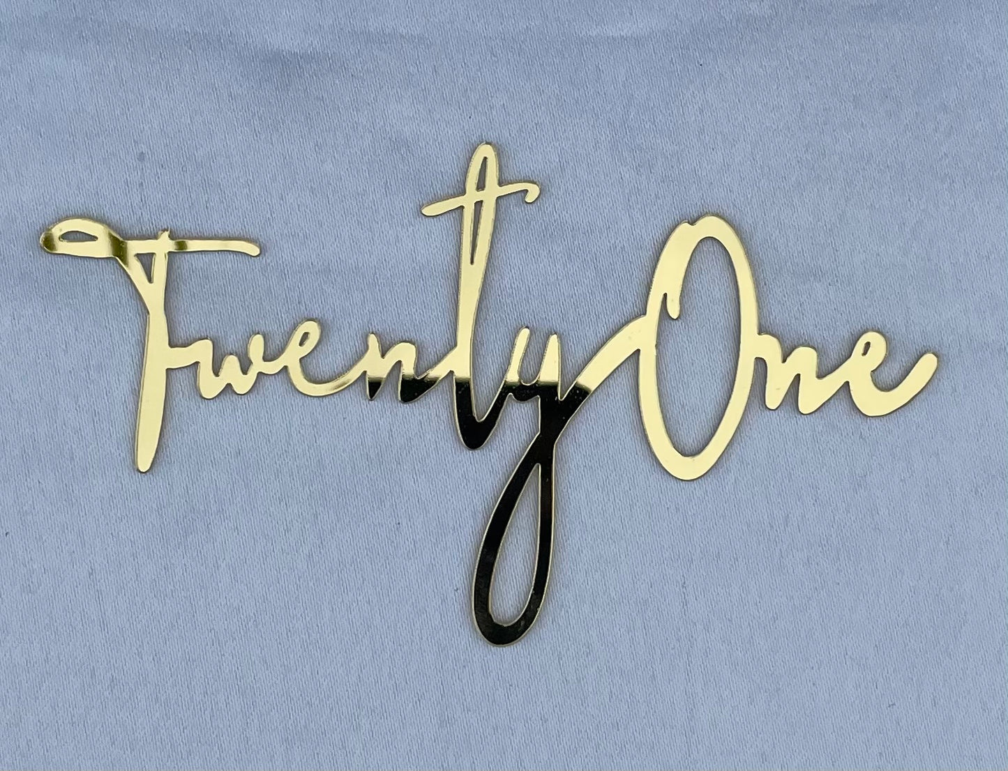 Twenty one Cake Fronpper Gold