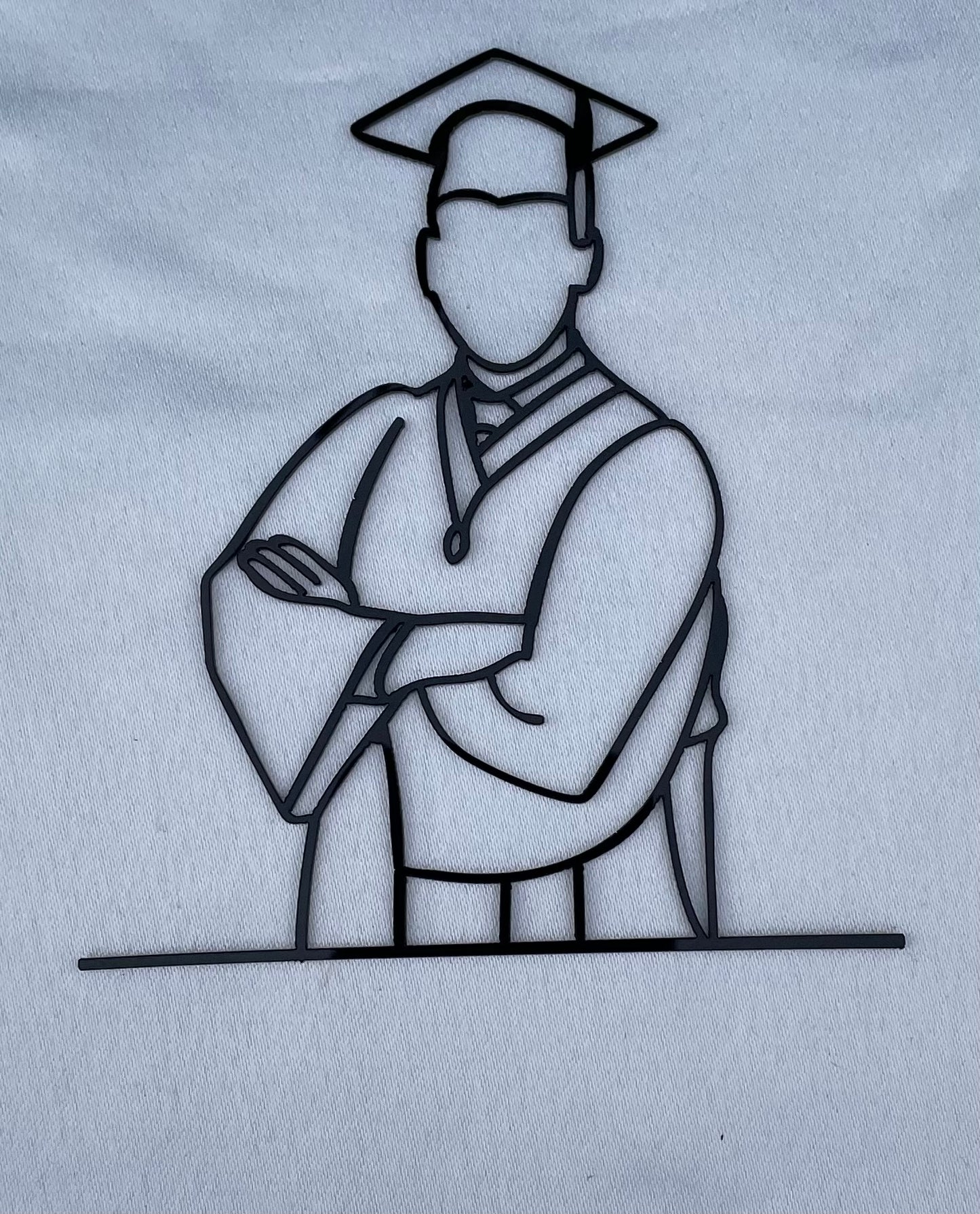 Graduation Silhouette Fronpper Style 4 Black